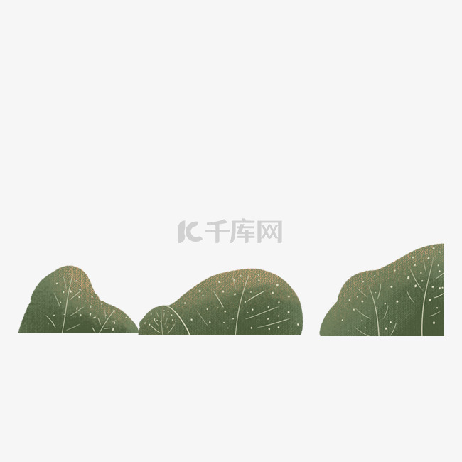 植物树丛图案