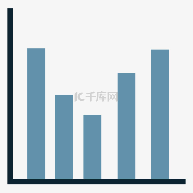 蓝色统计图下载