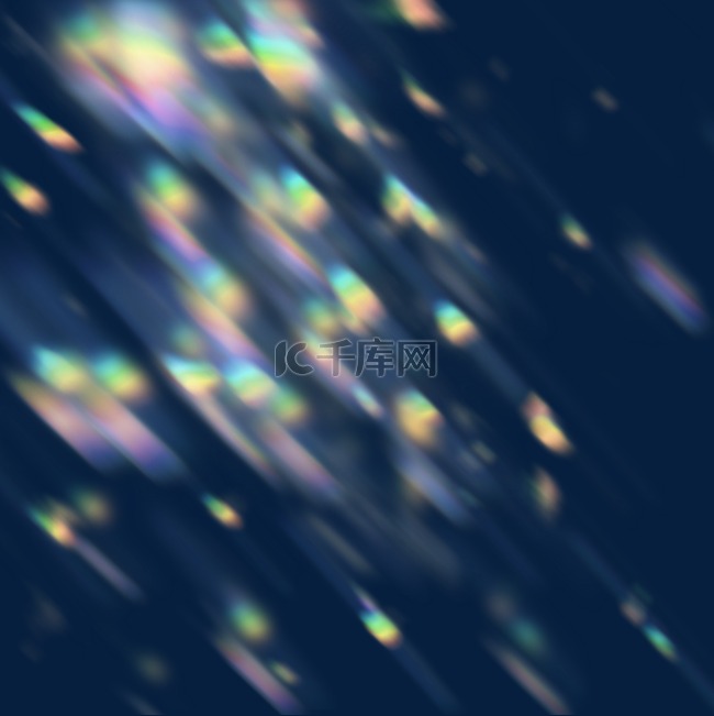 彩虹粒子抽象全息光影光效blu