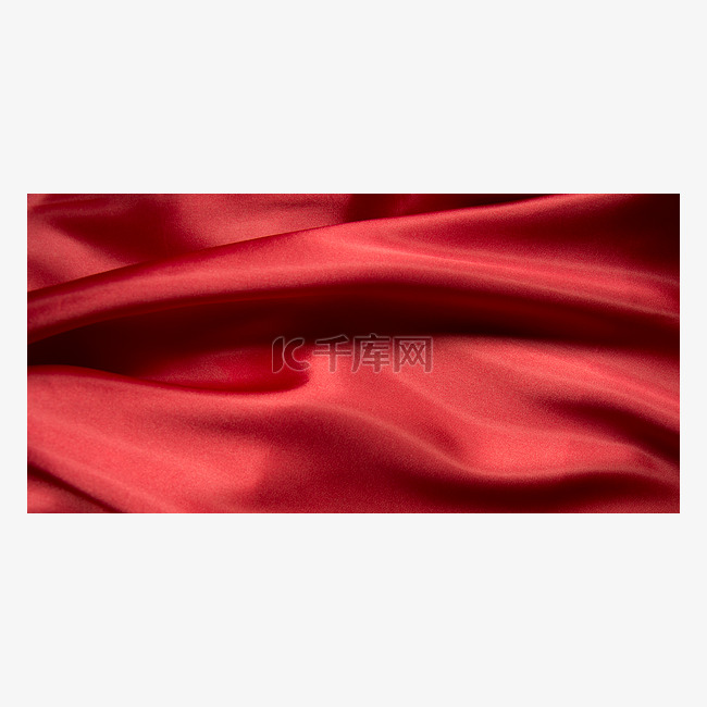 红色质感纹理丝绸背景
