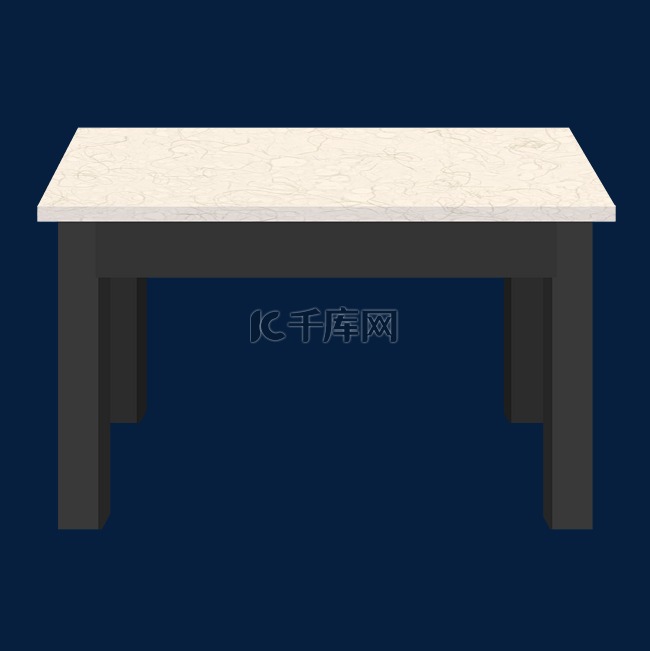 家具餐桌桌子插画