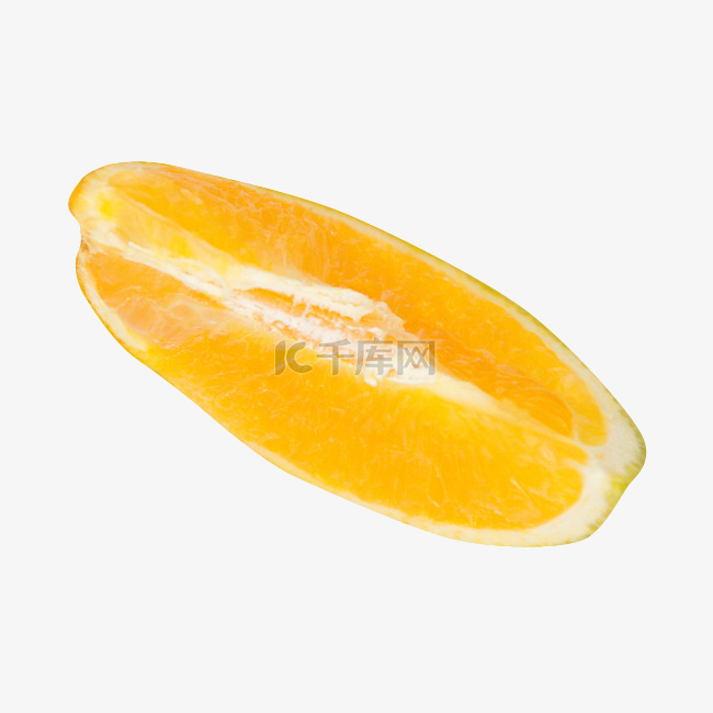 黄色切开橙子