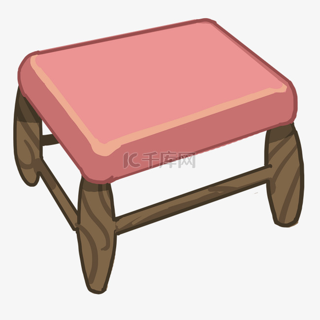 立体木质椅子插图