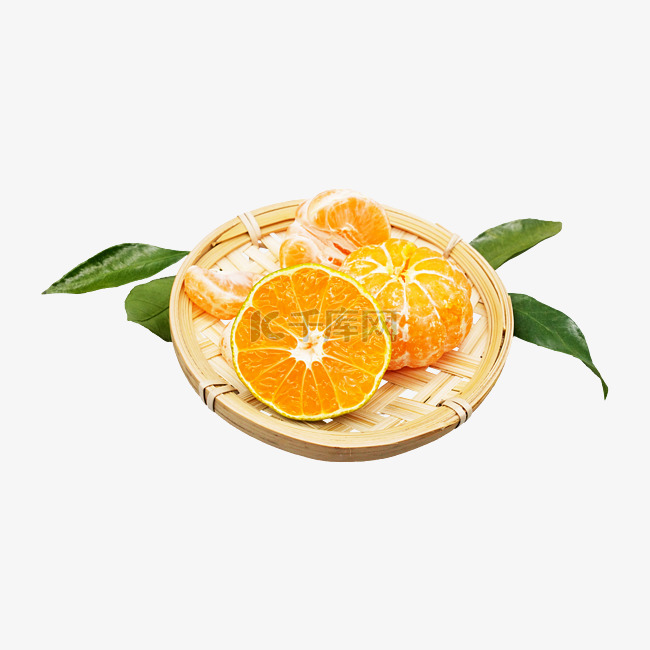 黄色水果橘子
