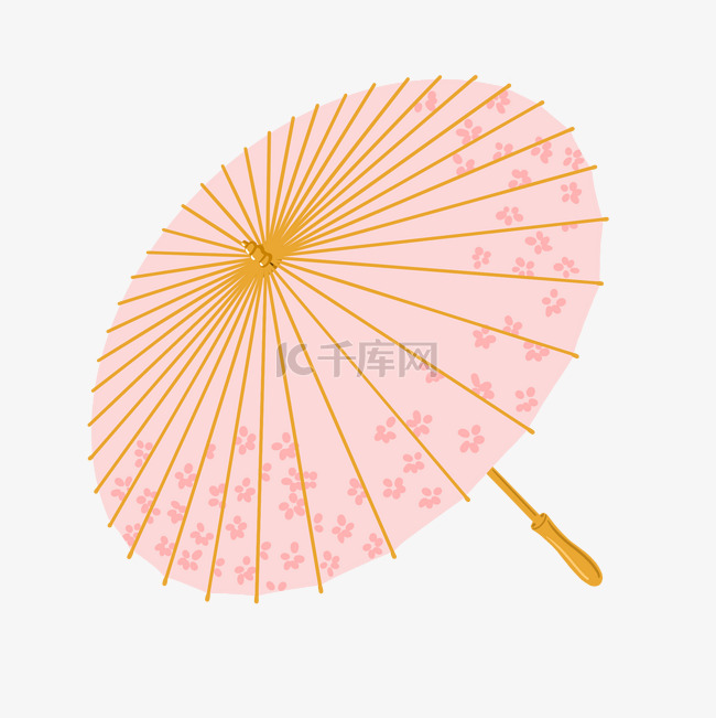 粉色樱花雨伞