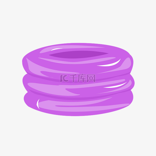 紫色游泳游泳圈