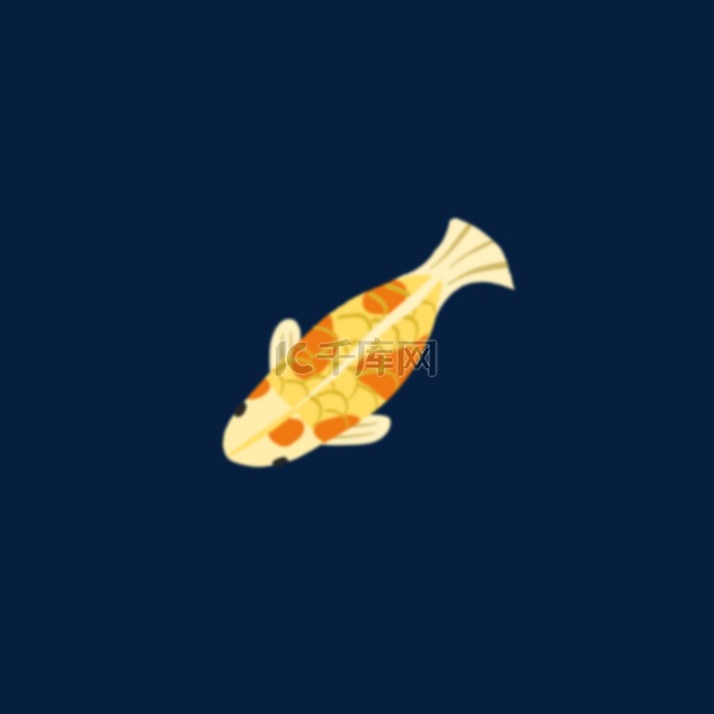 小斑点的金鱼