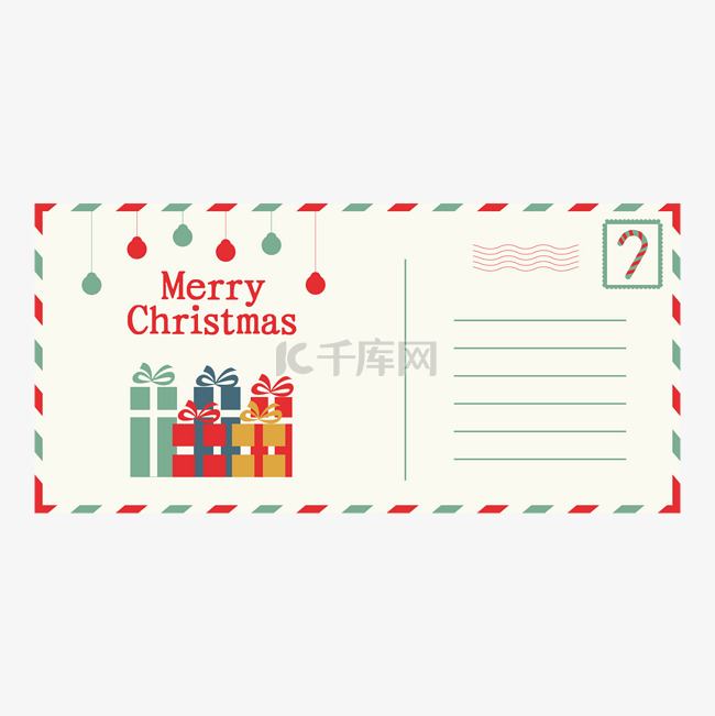圣诞节明信片