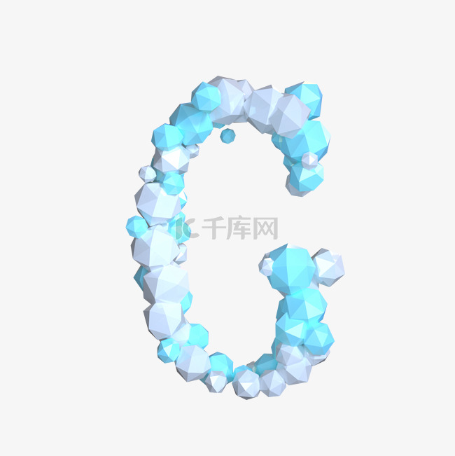 创意几何字母G