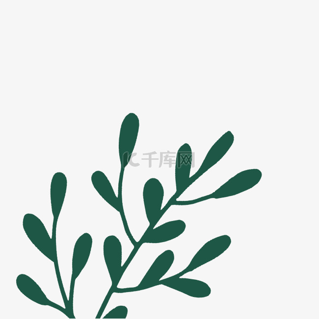 绿色的植物免抠图