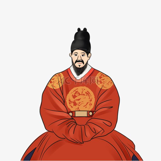 韩国手绘世宗大王