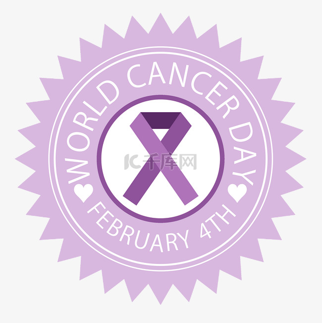 宣传世界癌症日徽章