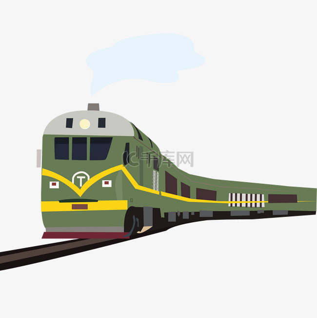 充满回忆的中国绿皮火车