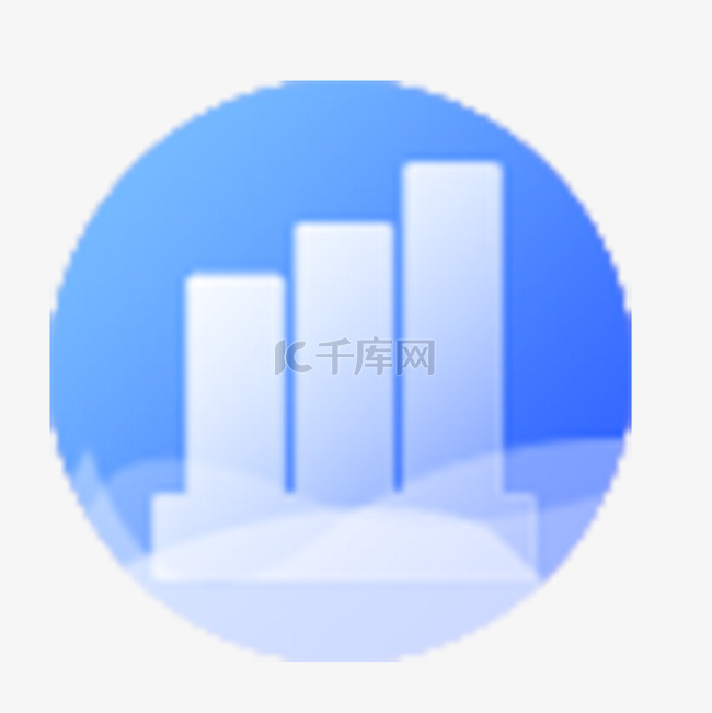 蓝色数据标注图图标素材图片免费下载-千库网