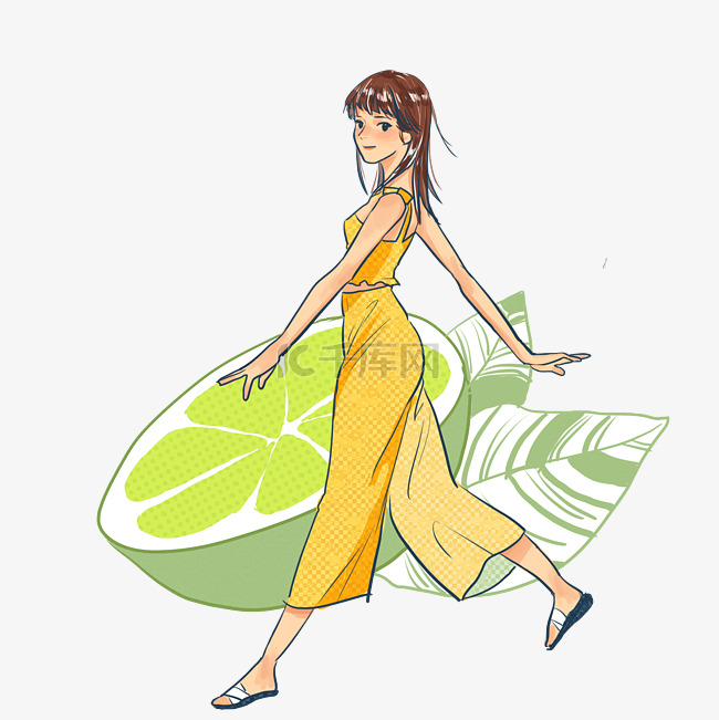 夏日柠檬少女