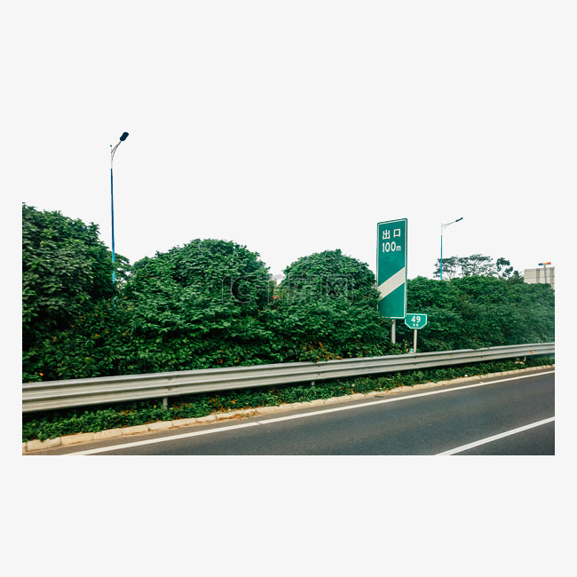 高速公路交通标识指示牌