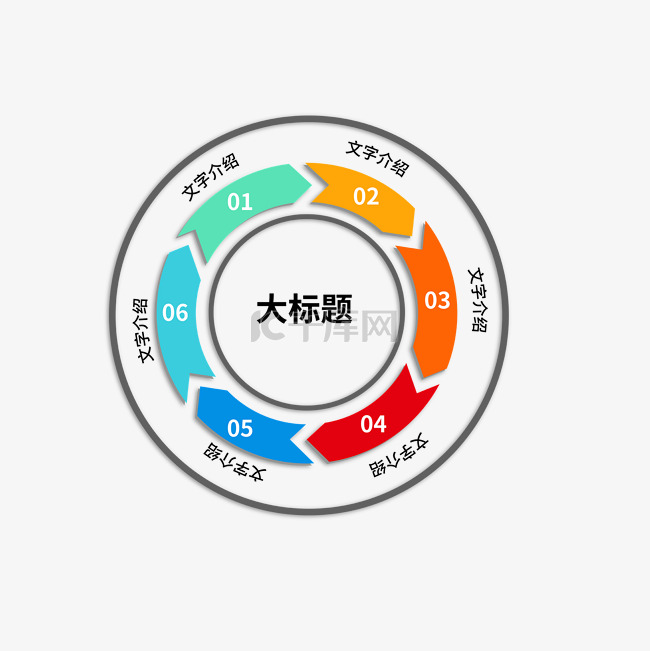 矢量圆环流程时间轴