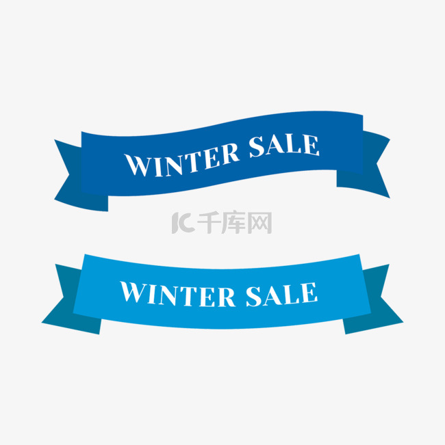 双色wintersale丝带