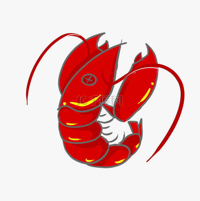 红色大龙虾