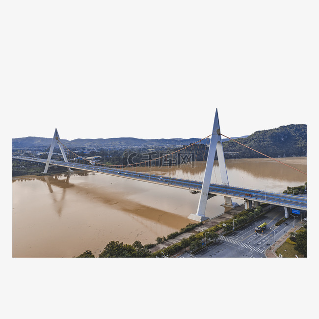洪水鹧鸪江大桥