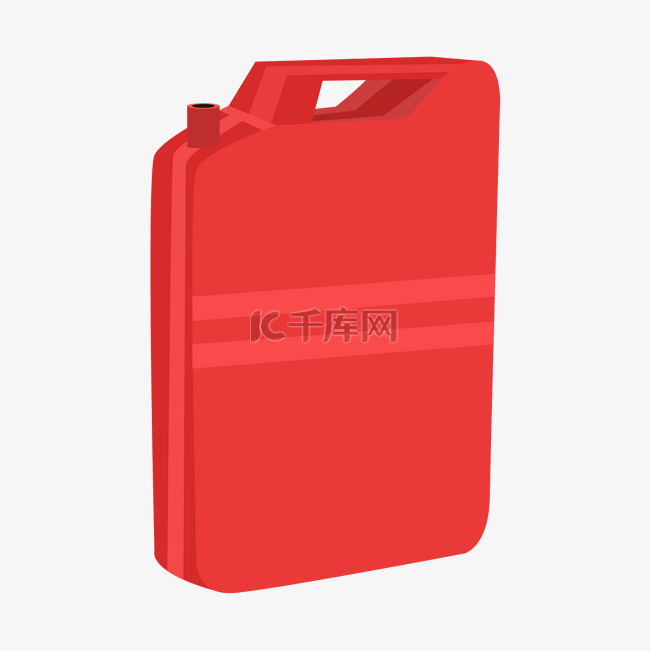 红色塑料油桶