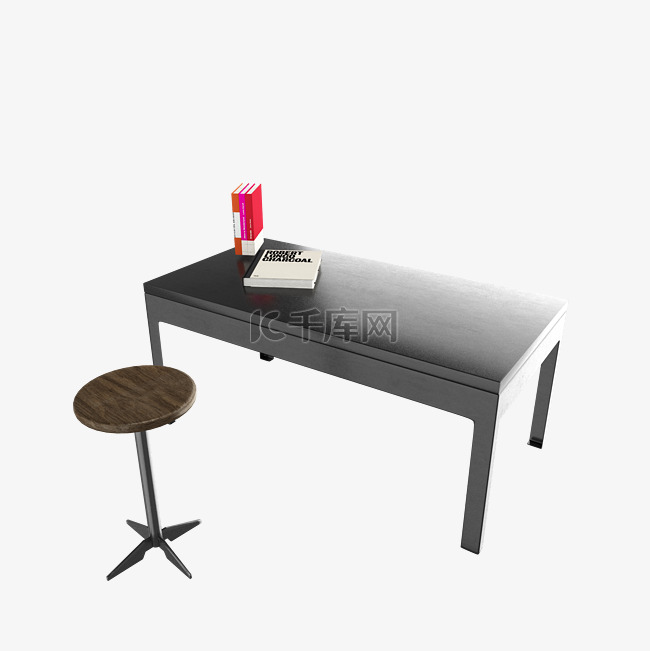 木质简约立体书桌