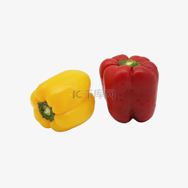 蔬菜彩椒红黄两色