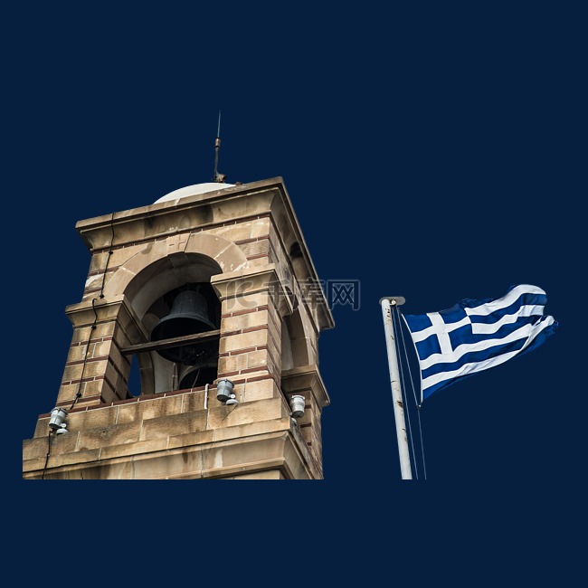 希腊雅典的钟楼