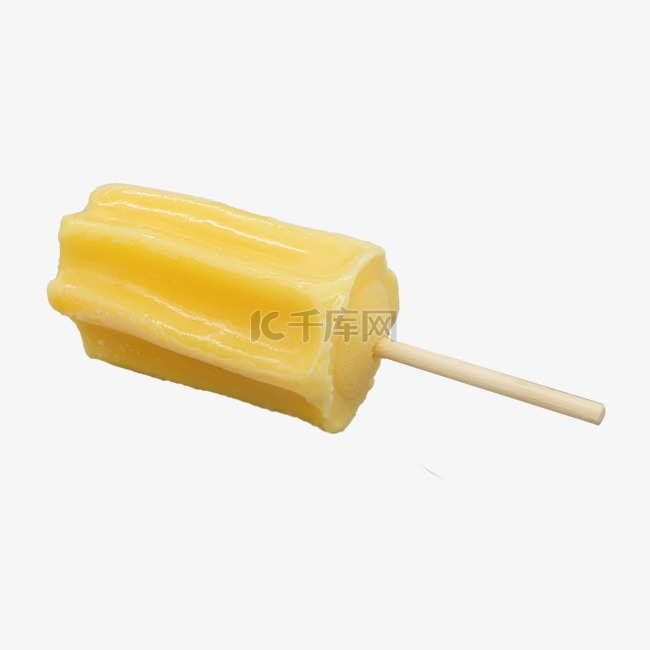 黄色菱形冰淇淋