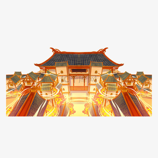 古风重彩中国古代建筑