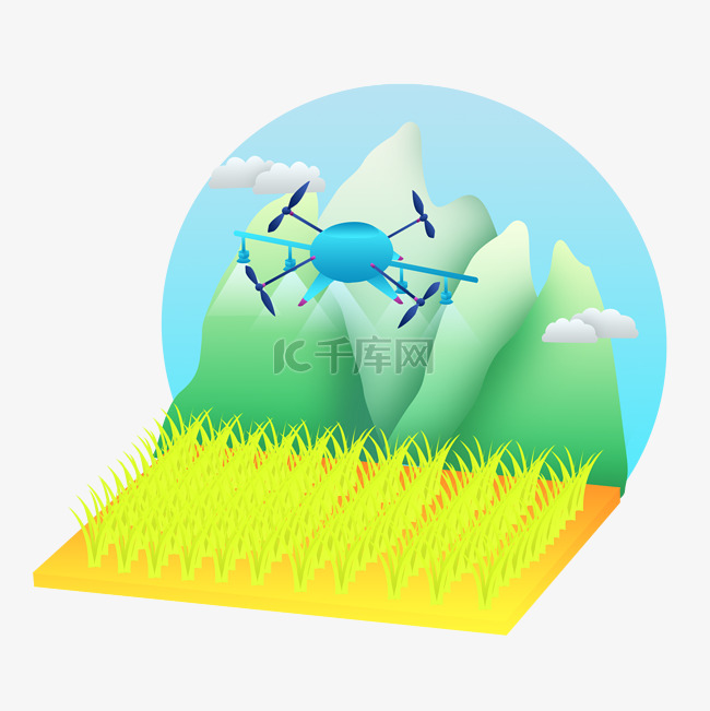 智能农业无人机新时代高科技播种