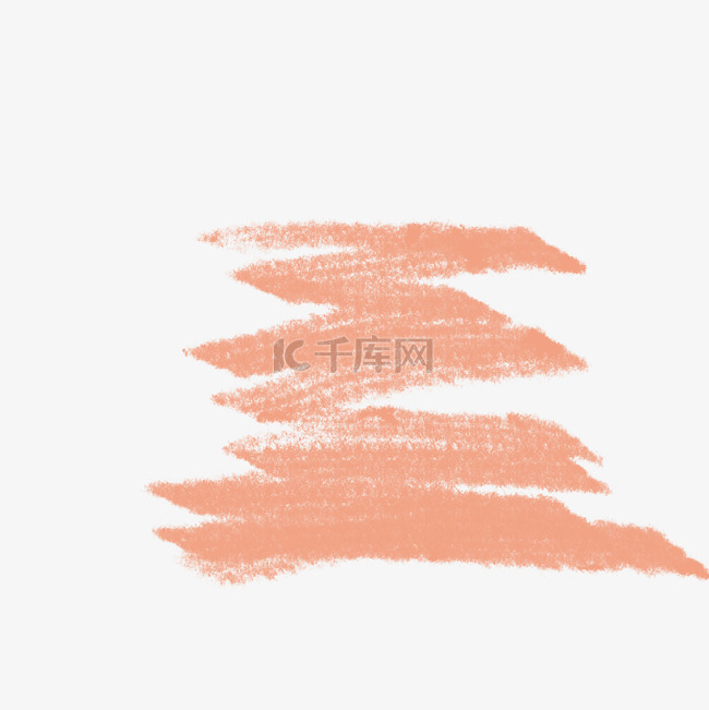 浅橙色单色斑驳笔刷颜色喷溅