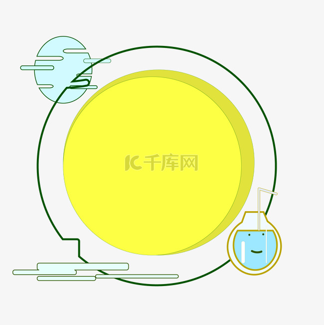 MBE风格圆形边框