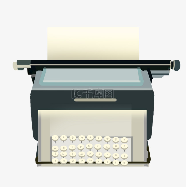 白色打字机