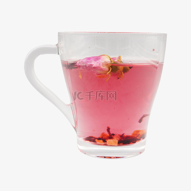 红色花茶