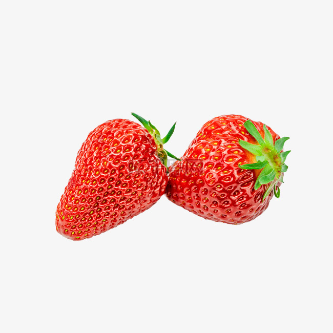 红色奶油草莓