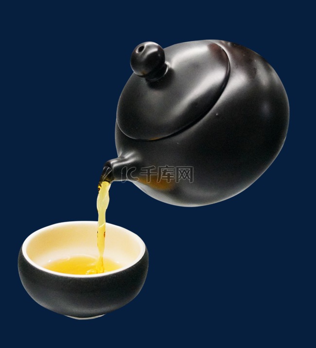 精美黑色茶壶