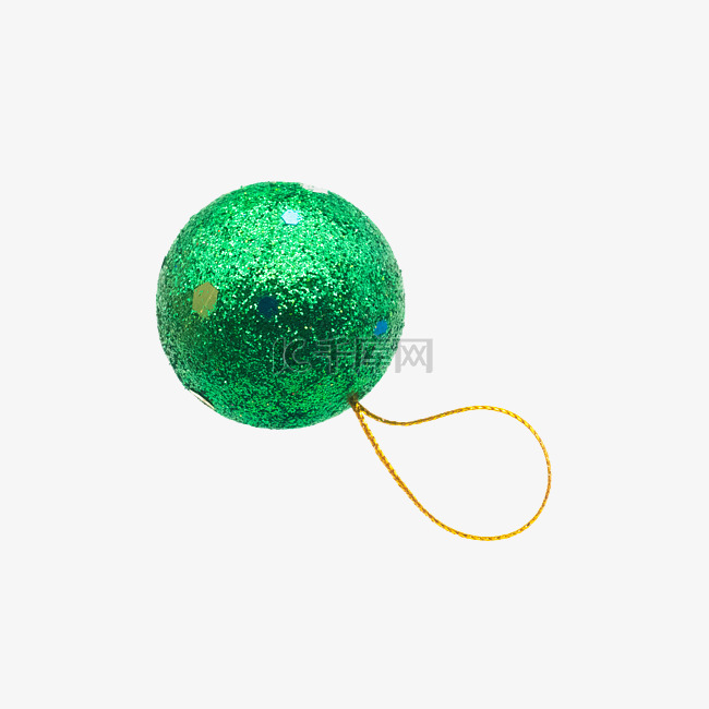 绿色圆球挂饰