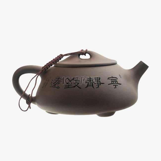 红色紫砂茶壶