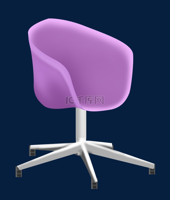 紫色酒吧椅子 