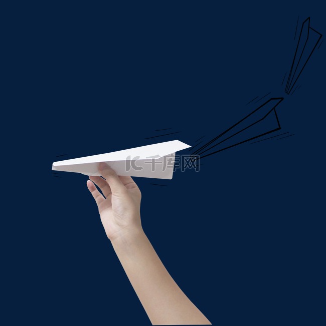 商务科技飞翔纸飞机