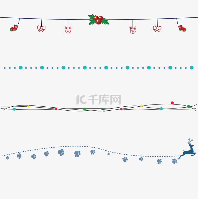 卡通公众号分割线