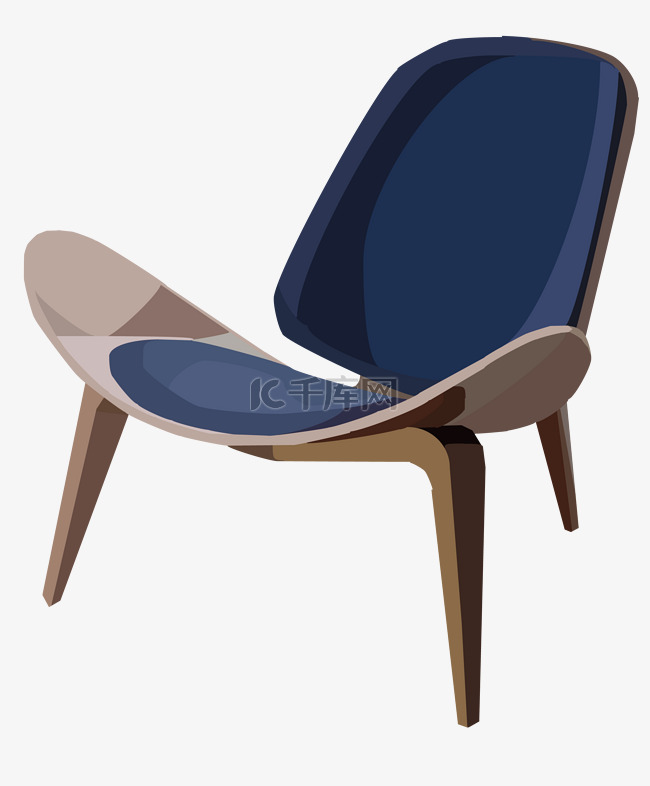 创意塑料椅子插图
