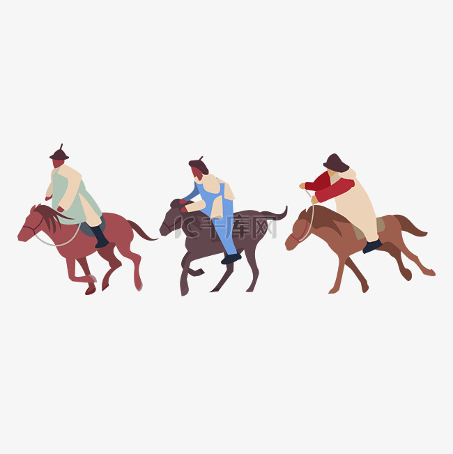 蒙古骑马比赛