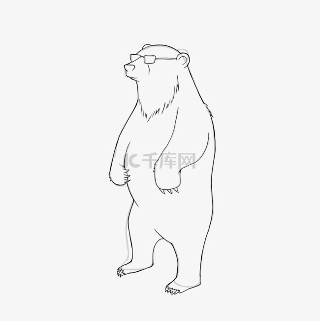 bear clipart bl