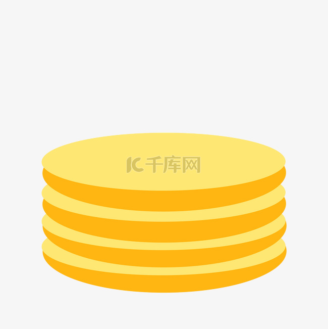 黄色的金币免抠图