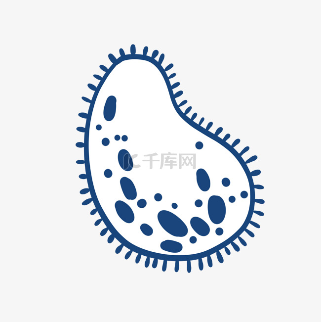 扁平细胞细菌触手PNG免抠素材
