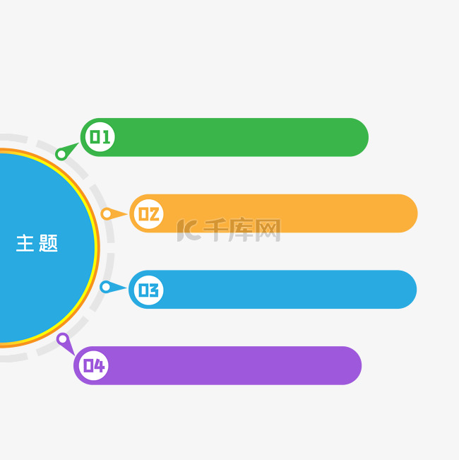 时尚商务数字标签