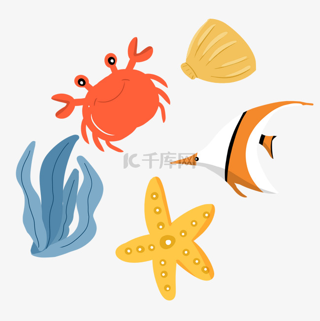 海洋螃蟹小动物