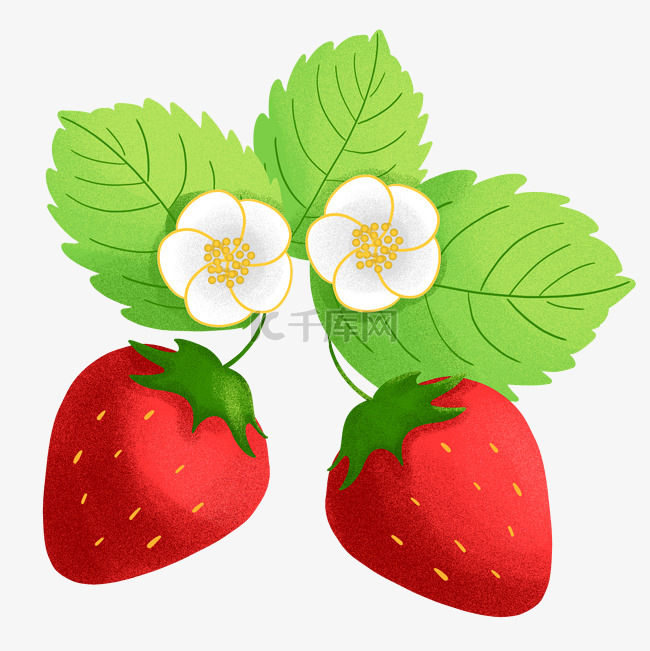 草莓卡通素材下载